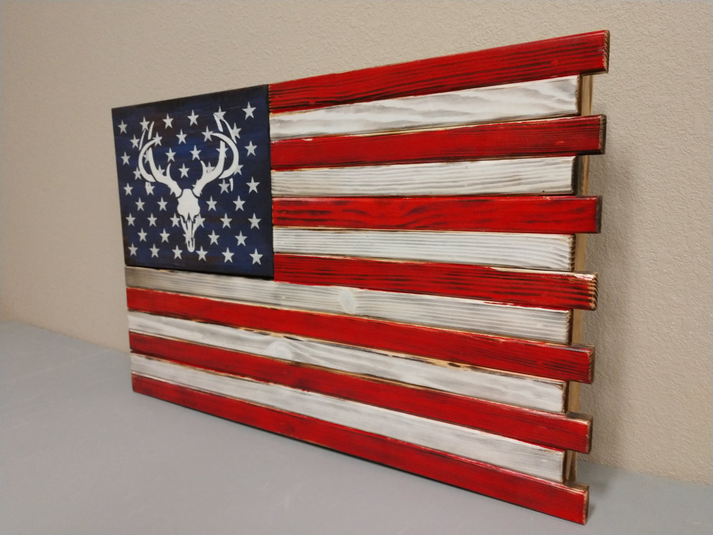 Deluxe 3 Compartment Gun Concealment Case (Traditional American Flag Designs)