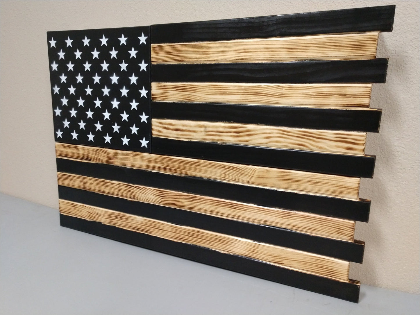 Deluxe 3 Compartment Gun Concealment Case (Traditional American Flag Designs)