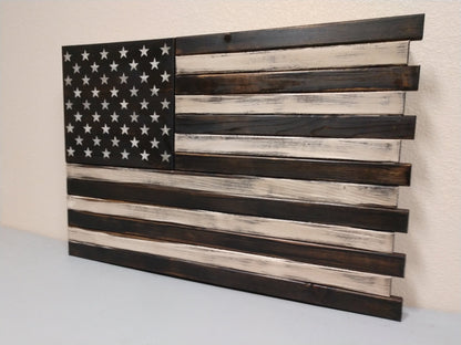 Deluxe 3 Compartment Gun Concealment Case (Traditional American Flag Designs)