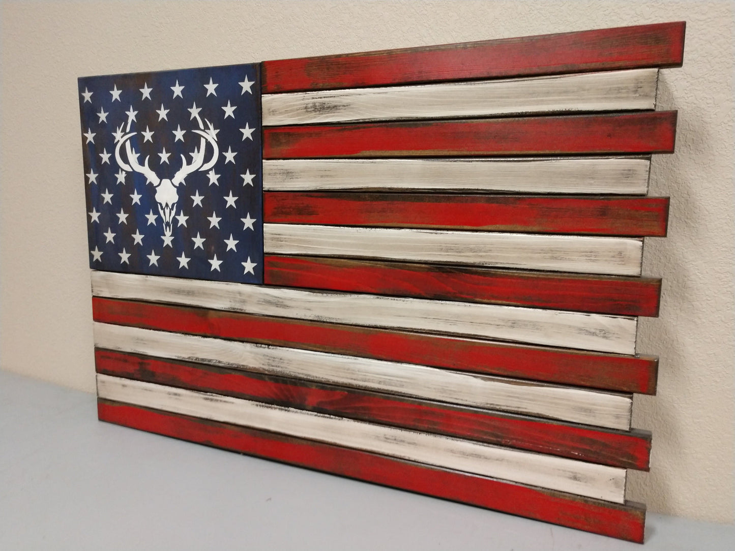 Deluxe 3 Compartment Gun Concealment Case (Traditional American Flag Designs)