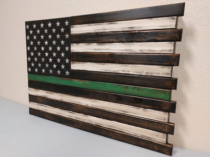 Deluxe 3 Compartment Gun Concealment Case (Traditional American Flag Designs)