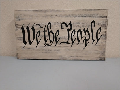Mini WE THE PEOPLE Mini Gun Storage Sign