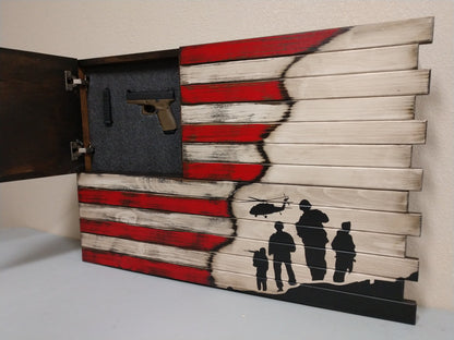 "Heroes In Arms" Concealment Flag