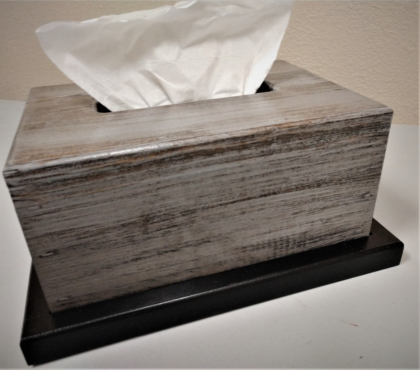 Wooden Gun Concealment Tissue Box