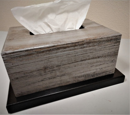 Wooden Gun Concealment Tissue Box