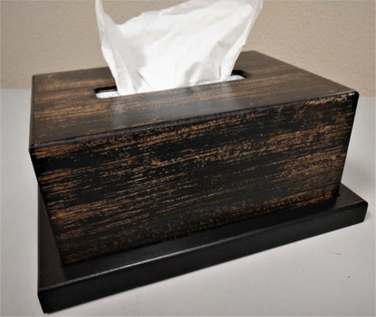 Wooden Gun Concealment Tissue Box
