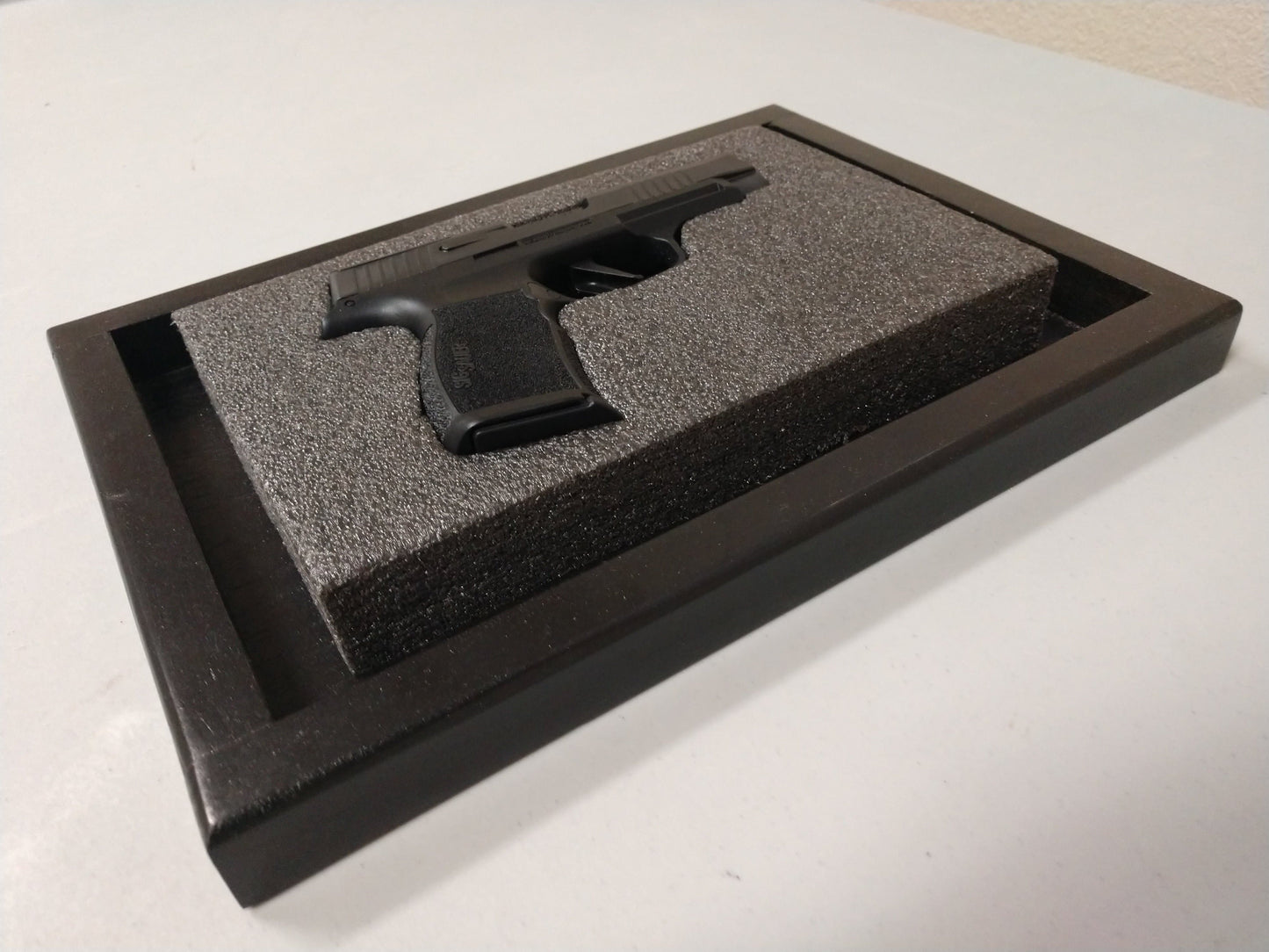 Wooden Gun Concealment Tissue Box