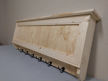 Large Coat Rack with Hidden Storage - Freedom Series