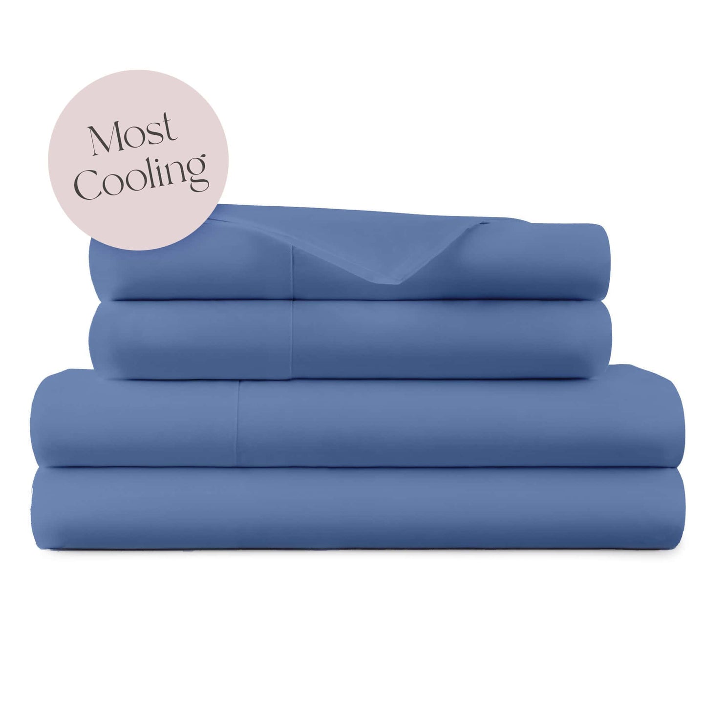 270 TC Percale Sheets - Organic Cotton Percale Sheet Set with Picoting Embroidery