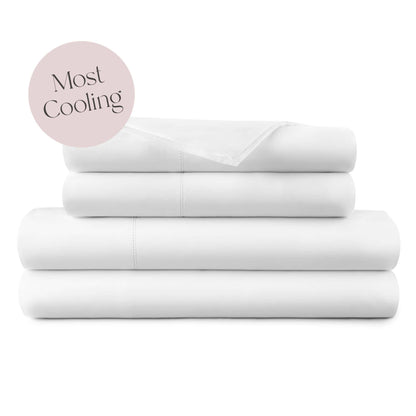 Percale Sheet Sets – 270 Thread Count Organic Cotton Sheets | Picot Embroidery Bedding