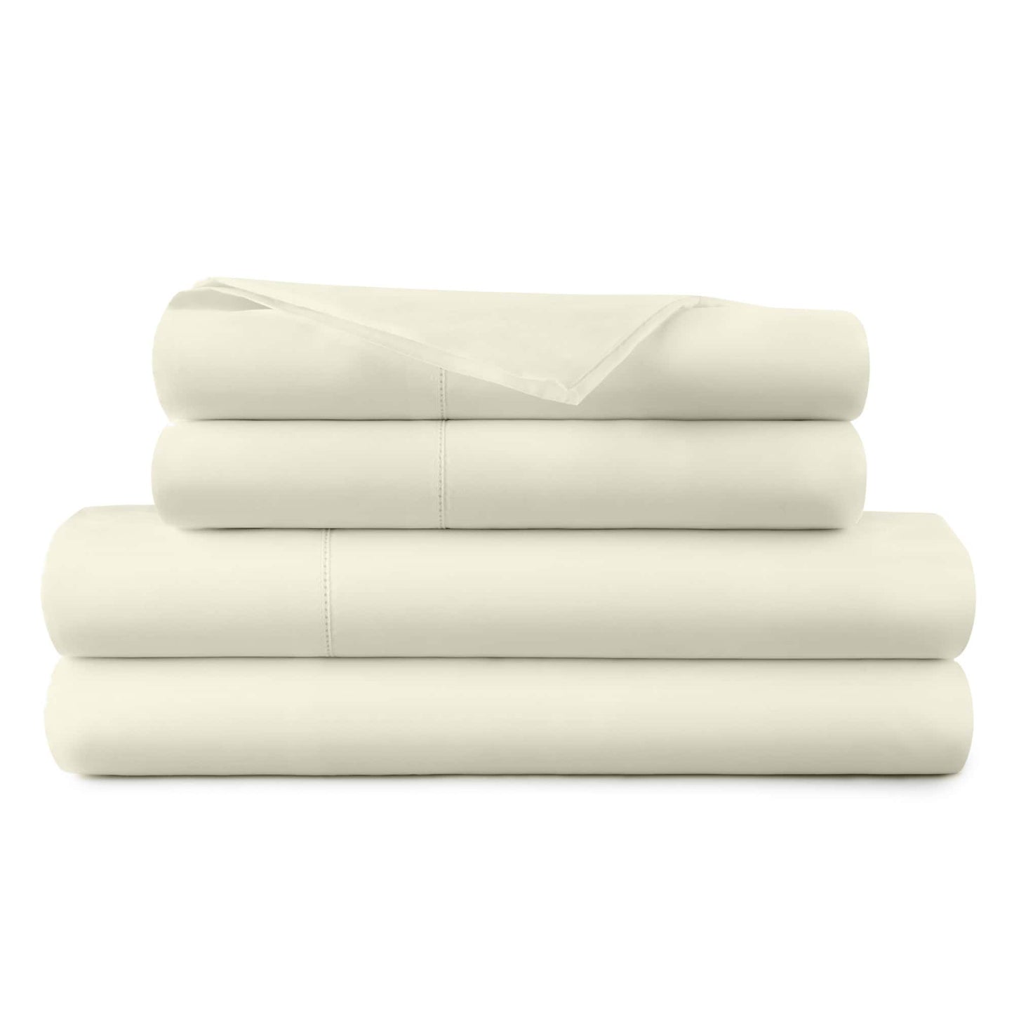 Percale Sheet Sets – 270 Thread Count Organic Cotton Sheets | Picot Embroidery Bedding