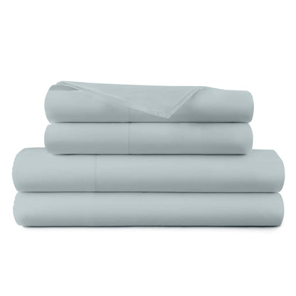 Percale Sheet Sets – 270 Thread Count Organic Cotton Sheets | Picot Embroidery Bedding