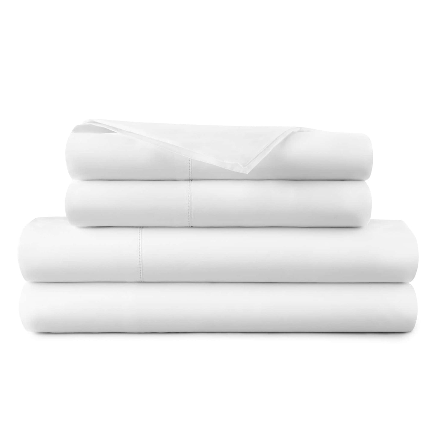 Percale Sheet Sets – 270 Thread Count Organic Cotton Sheets | Picot Embroidery Bedding