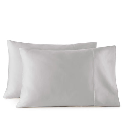 500 Thread Count Pillowcase Set - Organic Cotton Sateen Weave Pair