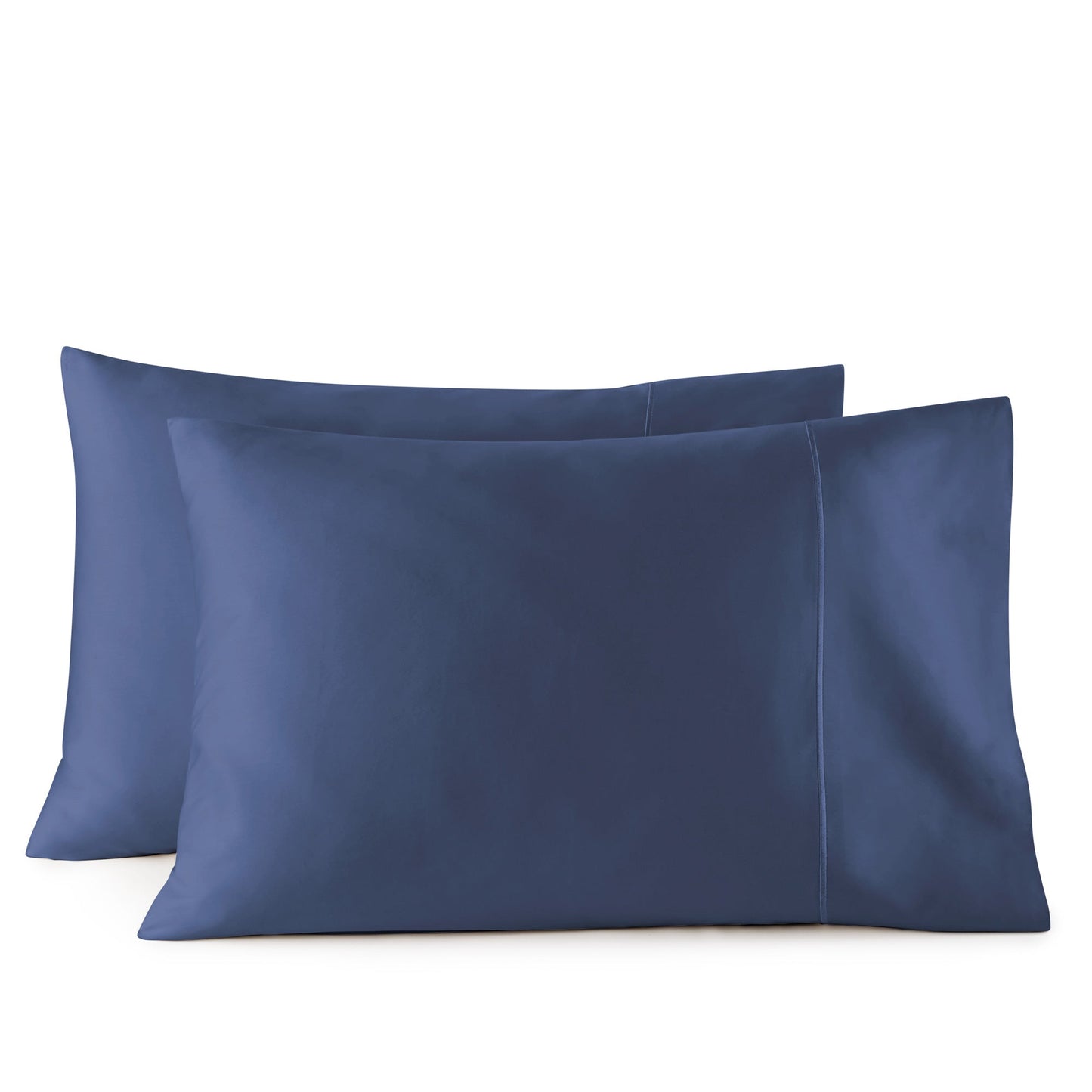 500 Thread Count Pillowcase Set - Organic Cotton Sateen Weave Pair