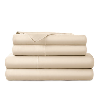 300TC Sateen Sheets - Organic Cotton Luxury Sheet Sets With Deep Pockets