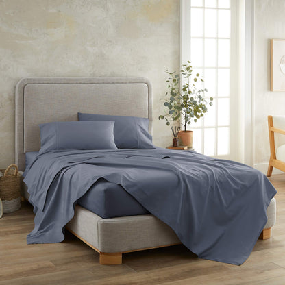 300TC Sateen Sheets - Organic Cotton Luxury Sheet Sets With Deep Pockets
