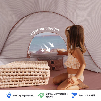 Tiny Land® One-Stop Beach Toy & Tent Set