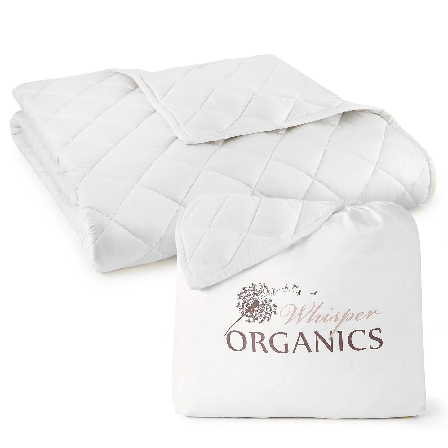 Organic Cotton Comforter – 240 GSM Lightweight, Hypoallergenic Bedding with Diamond Stitching