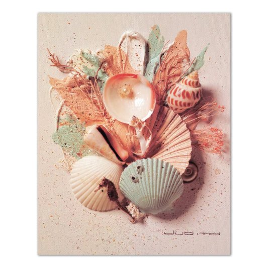 Ocean Starfish Sea Shell Beach Bathroom # 1 Wall Picture 8x10 Art Print