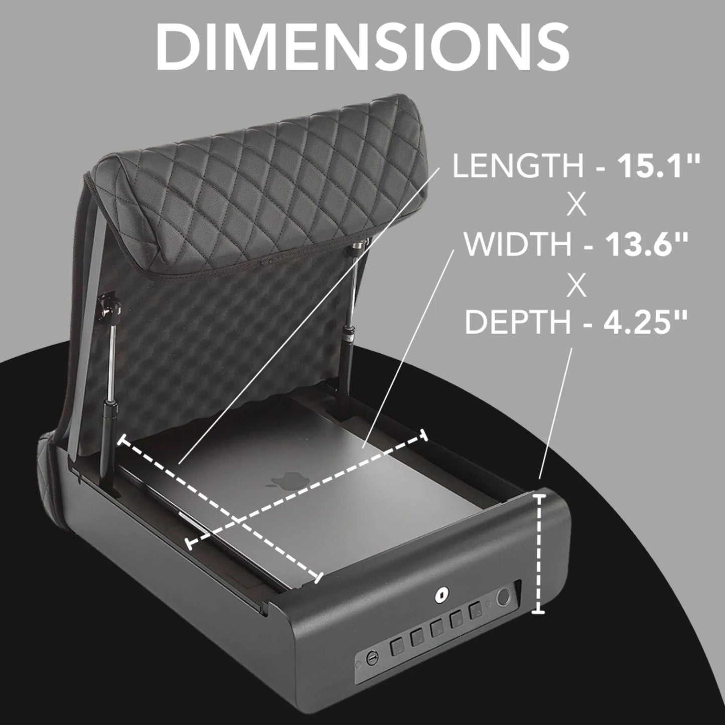 BoostedSafe Elite: Fingerprint, Key & Digital Combo