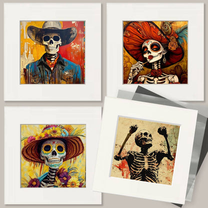 The Late Shipmate - Skull & Skeleton Art Prints - 8"x10" Art Print for 11"x14" Frame
