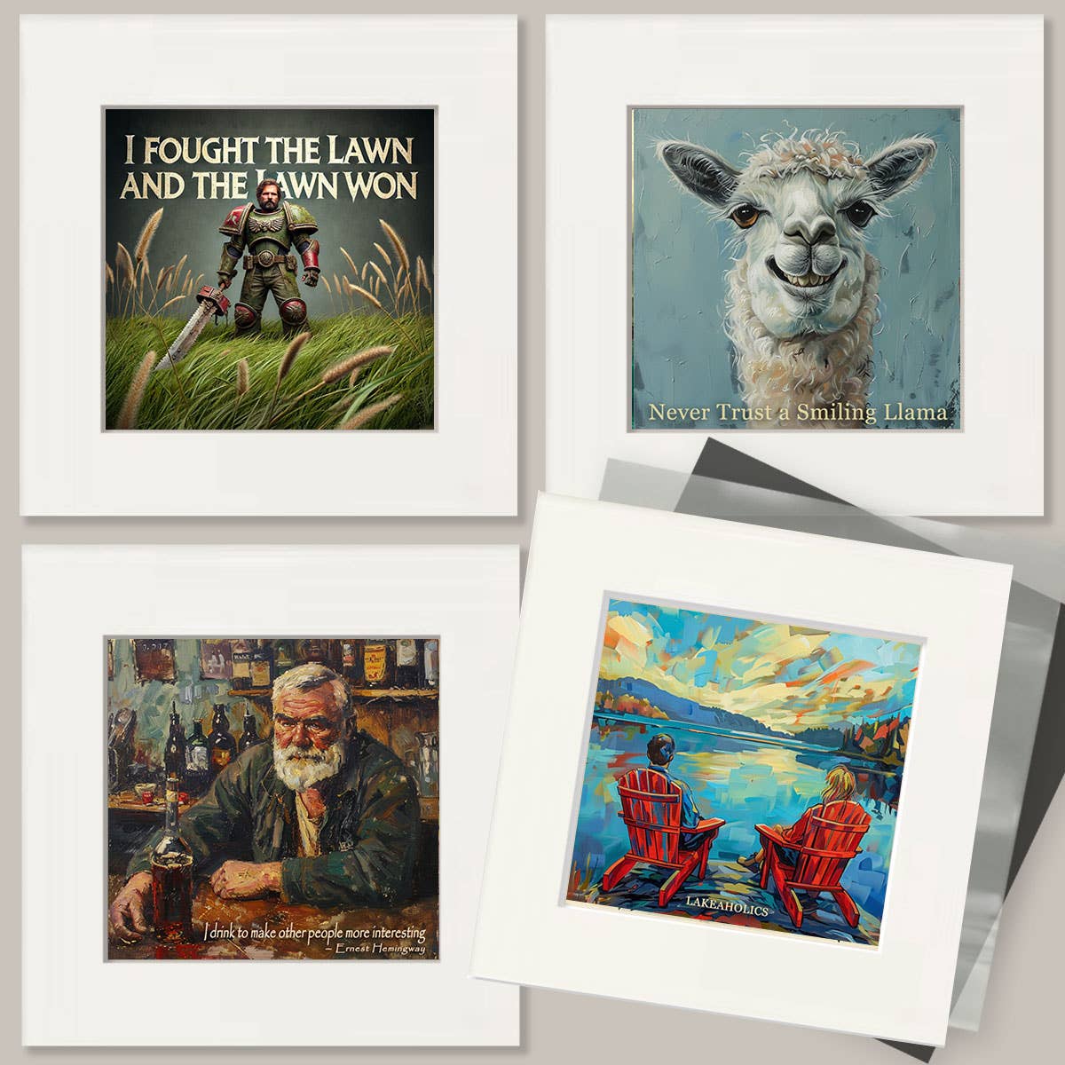 Bad Poker Night for the Bulldog 8"x10" Art Print