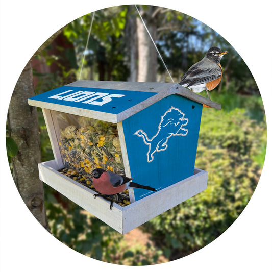 Detroit Lions Bird Feeder - Assembled