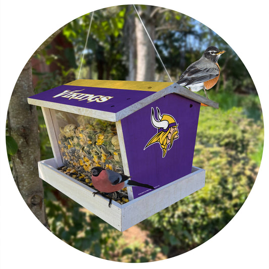 Minnesota Vikings Bird Feeder - Assembled