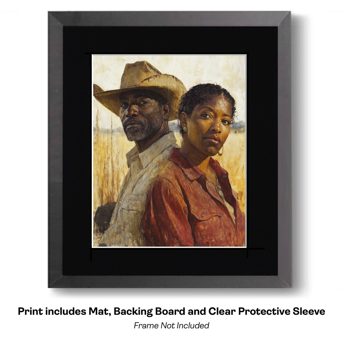 Handsome Cowboy Trio - Cowboy Western Art Prints 8"x10" Artwork