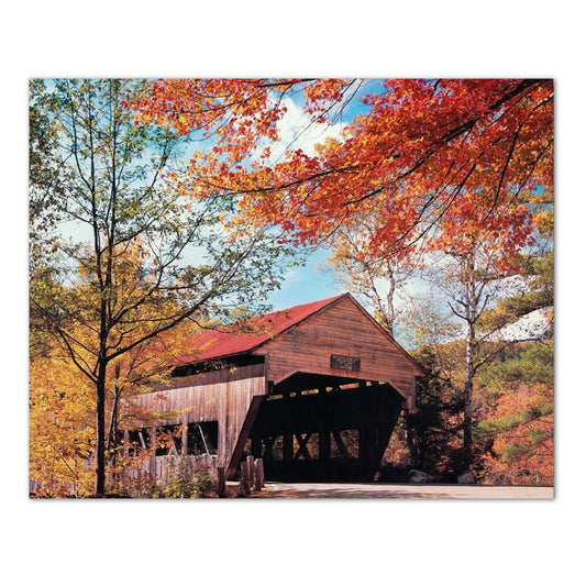 Wood Bridge White Mountain National Forest Photo Wall Picture 8x10 Art Print